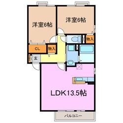 アスコットＣの物件間取画像